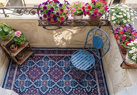 Balkon-Einrichten-Ideen-Boden-Fliesen Balkon-Einrichten-Ideen-Boden-Fliesen