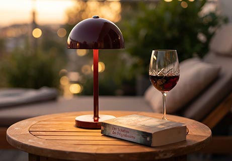 Balkon-einrchten-Licht-Lampe Balkon-einrichten-Ideen-Licht-Lampe