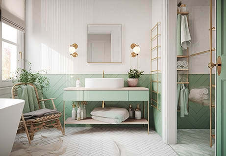 Badezimmer-Deko-Ideen-Farbe Badezimmer-Deko-Ideen-Farbe