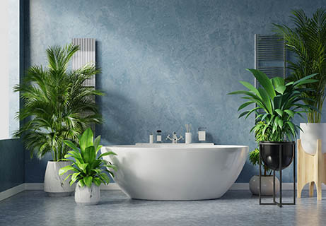 Badezimmer-Deko-ideen-Pflanzen Badezimmer-Deko-Ideen-Pflanzen