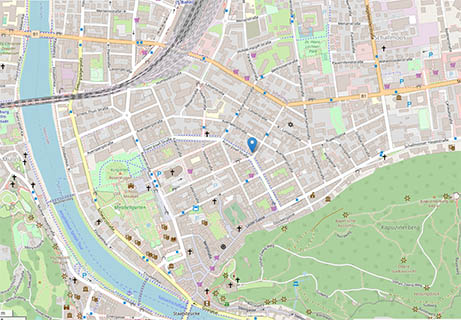 Designhotel-The-Mozart-Salzburg-Karte-Blue-Wall