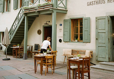 Gasthaus-Boutique-Hotel-1477-Reichhalter-Südtirol-Terrasse Gasthaus-Boutique-Hotel-1477-Reichhalter-Südtirol-Terrasse