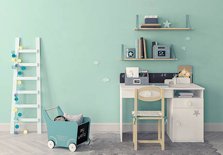 Kinderzimmer-Ideen-Wandfarbe Kinderzimmer-Ideen-Wandfarbe