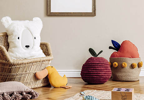 Mädchenzimmer-Einrichten-Körbe Mädchenzimmer-Einrichten-Körbe