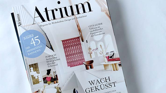 Wohnzeitschrift-Atrium