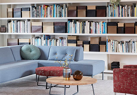 Wohnideen-Wohnzimmer-Bücher